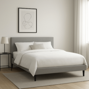 lit moderne au design épuré